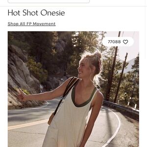 Free People Hot Shot Onesie